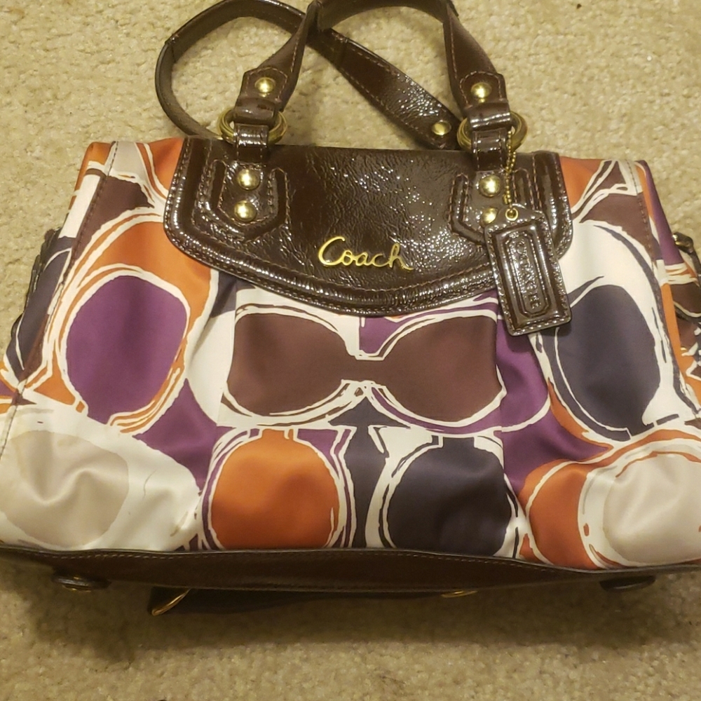Coach purse with matching wallet